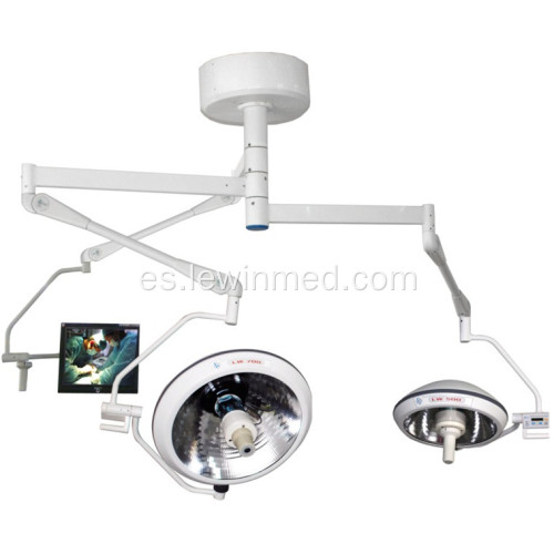 Lámpara de operación quirúrgica halógena con sistema de cámara